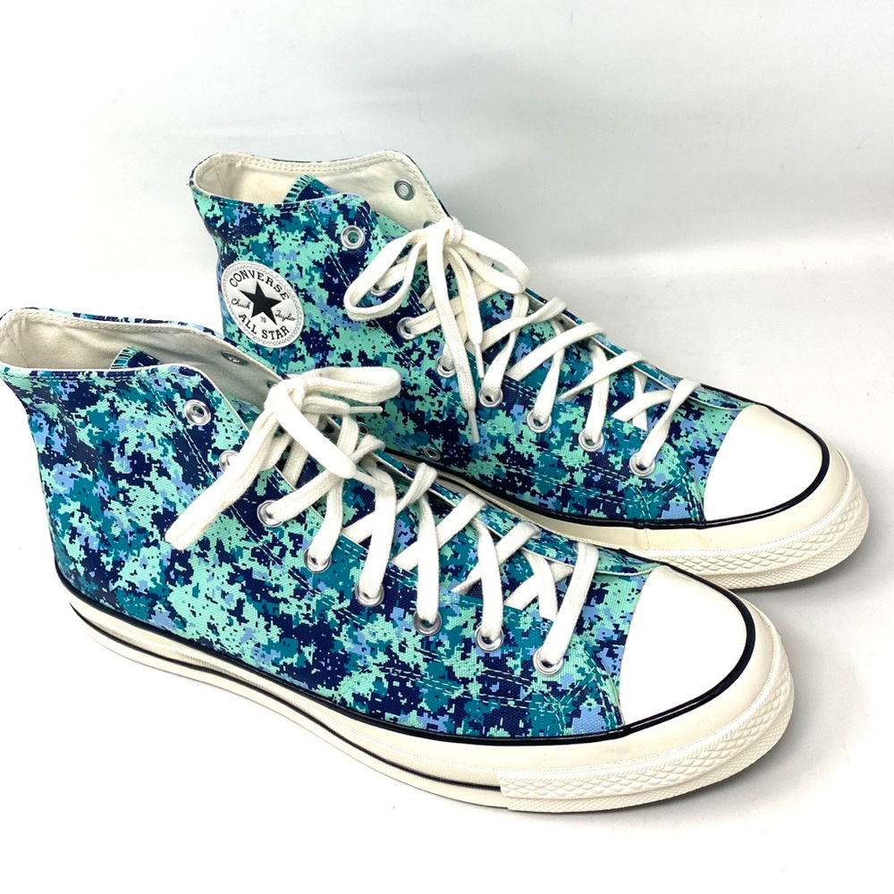 đź’–MEGA SALEđź’–Converse Chuck 70 Shoes Men's High Top Canvas Green Glow 170381C - Picture 2 of 10